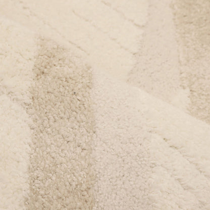 Ava Pave Cream Semi Plain Rug