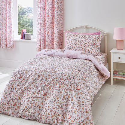 Enchanted Butterfly Pink Duvet Set