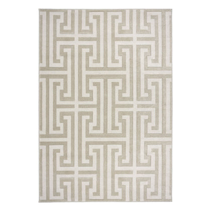 Origins Greek Key Cream Beige/Cream Rug