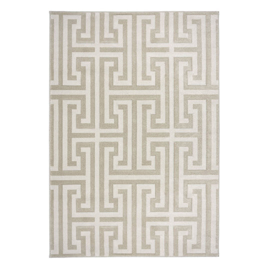 Origins Greek Key Cream Beige/Cream Rug