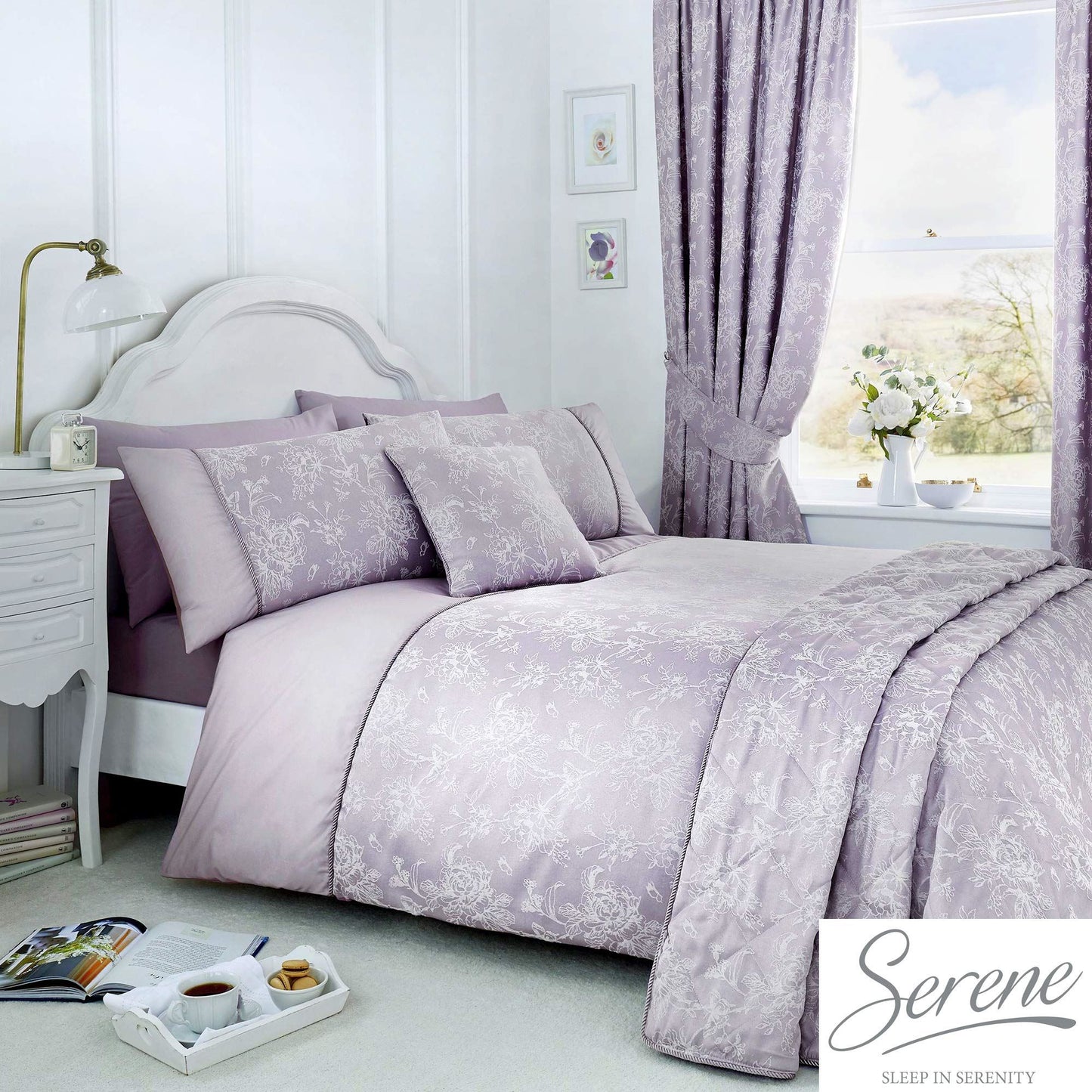 Jasmine Lavender Duvet Set