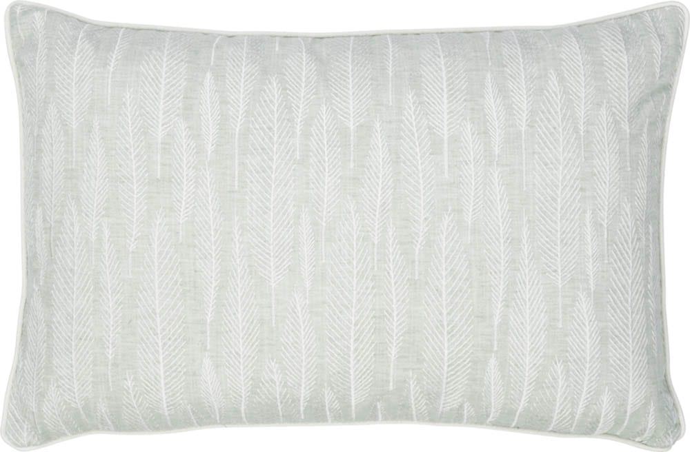 Erika Leaf Mint Filled Cushion