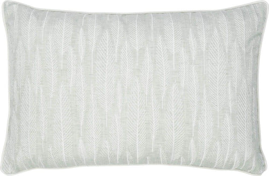 Erika Leaf Mint Filled Cushion