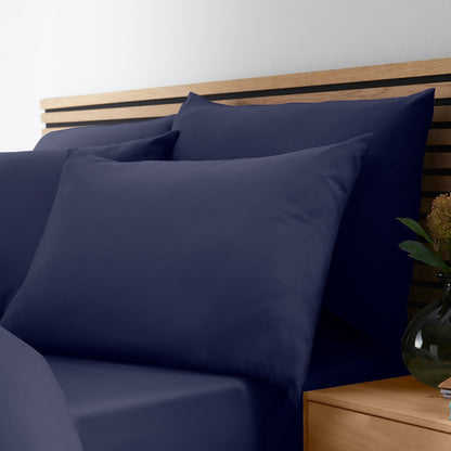 So Soft Easy Iron Navy Blue Duvet Cover Set