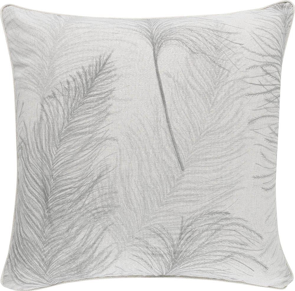 Pampas Leaf Silver Filled Cushion