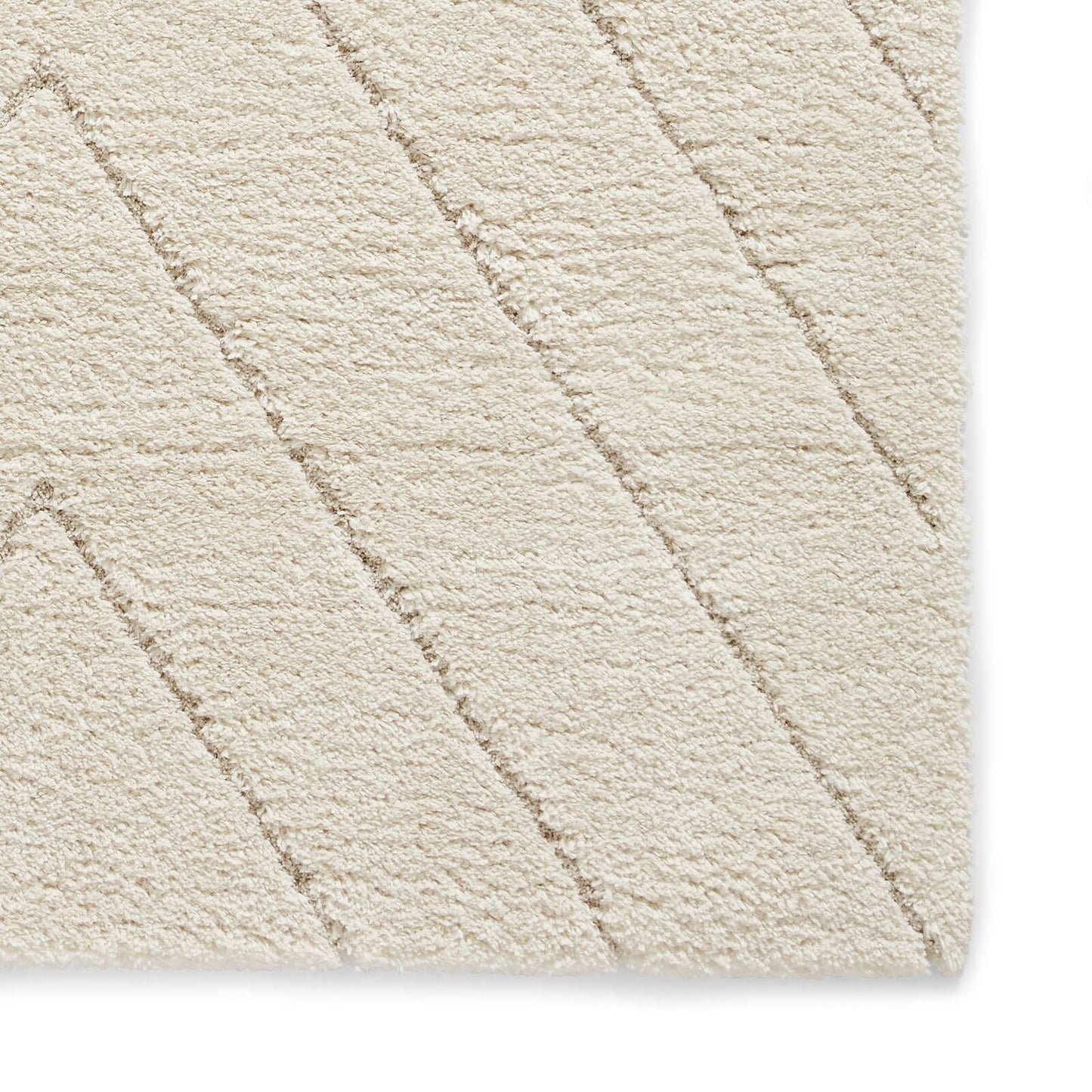 Ideal Shaggy 80362 Cream Berber Rug