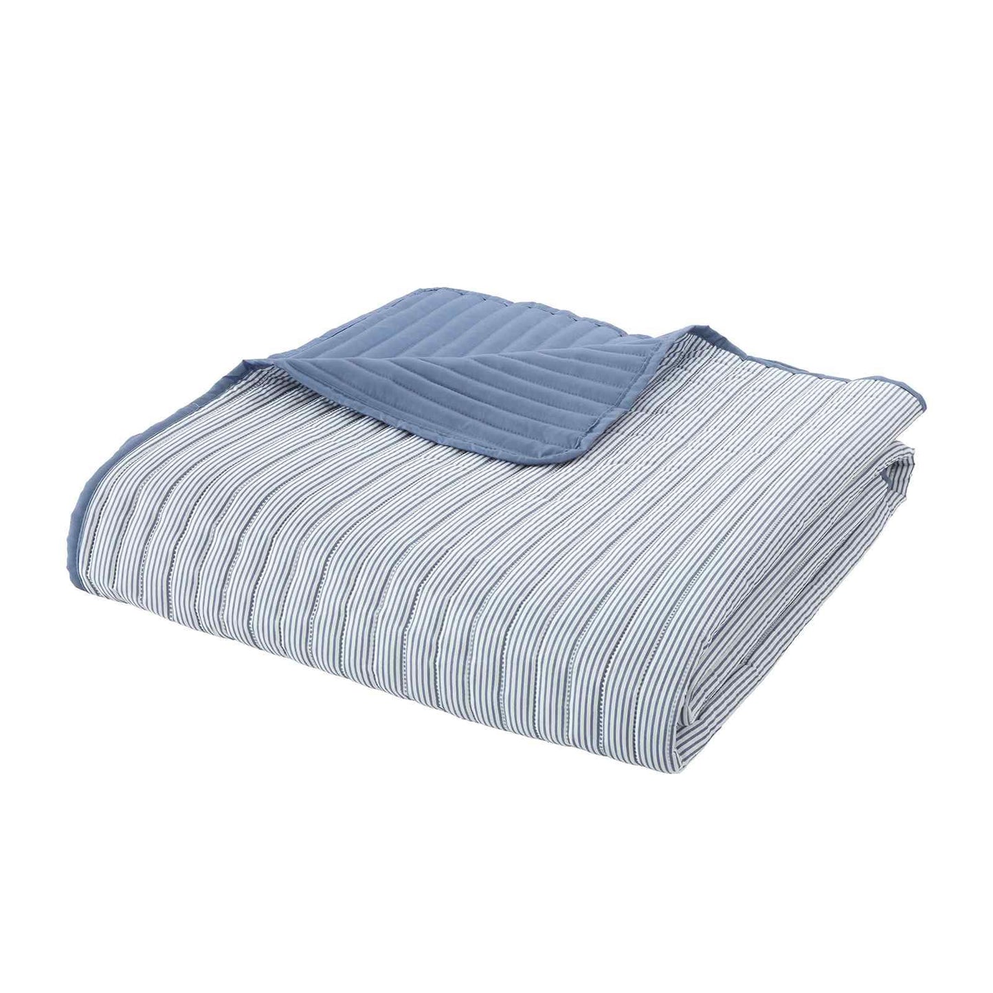 Stripe Blue Bedspread