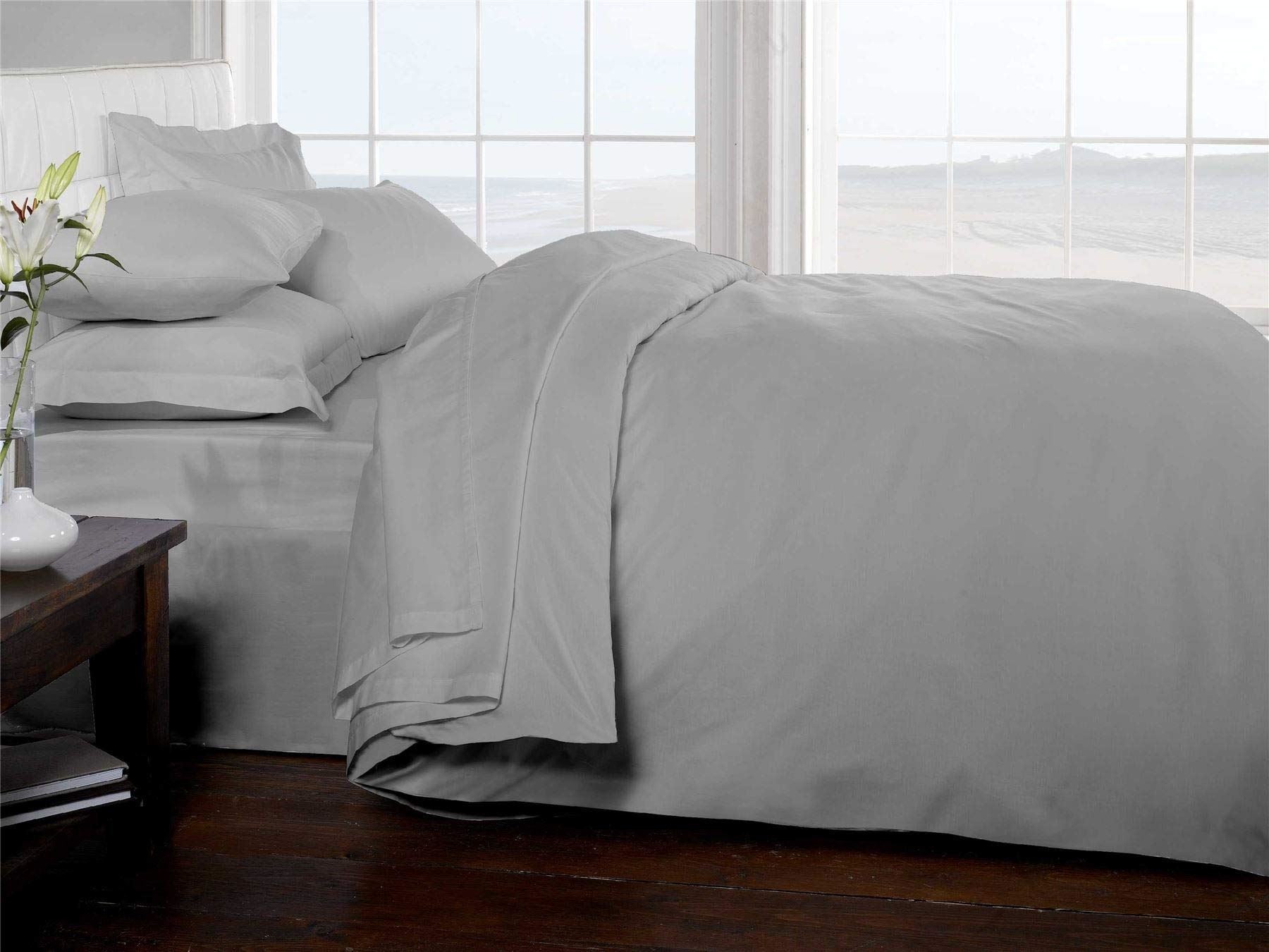 200TC Silver Duvet Set