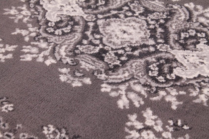 Traditional Poly Lancashire Dark Grey Rugs
