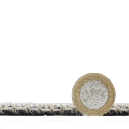 Coral H1063 Grey Modern Washable Rug