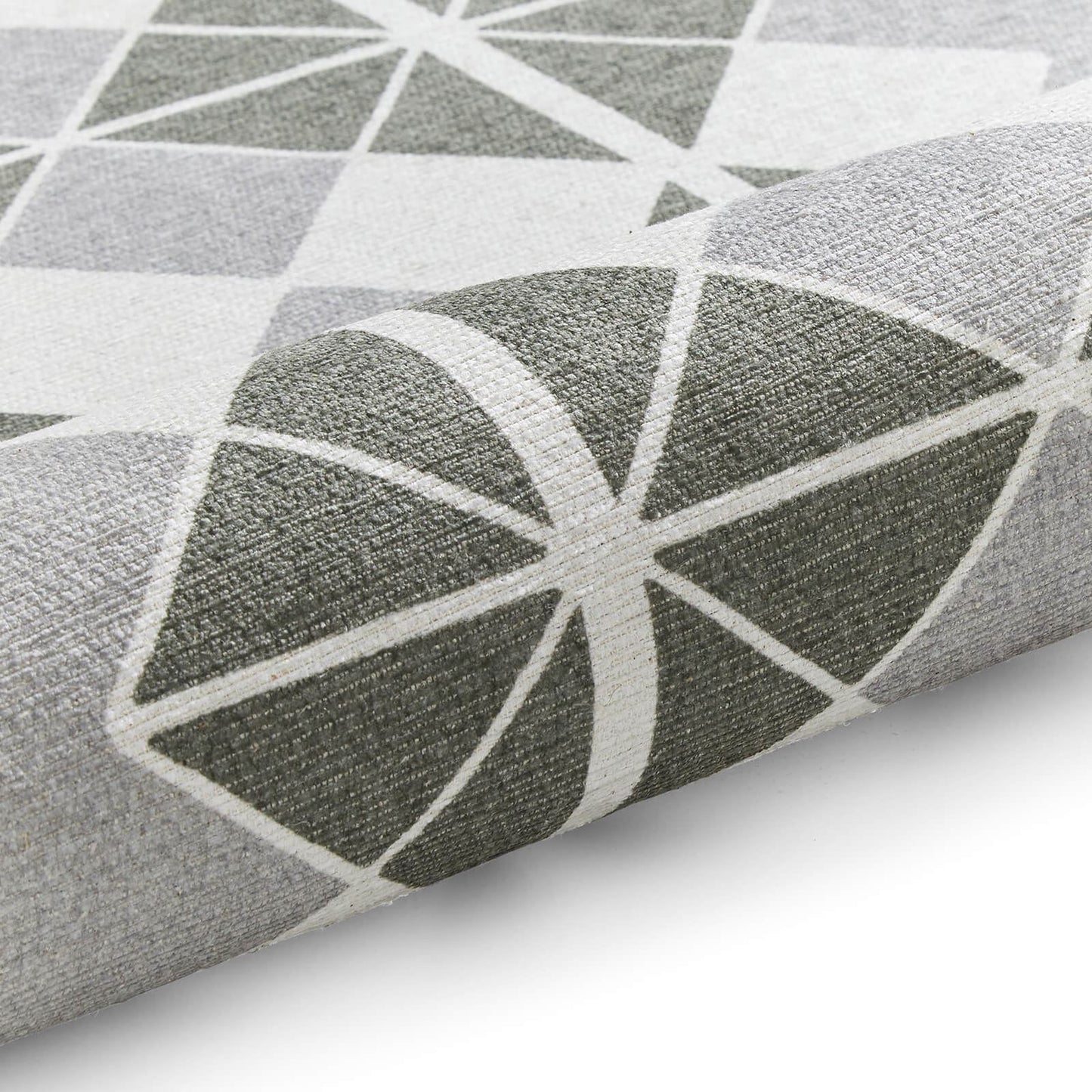 Victoria H1184 Grey/Green Washable Rug