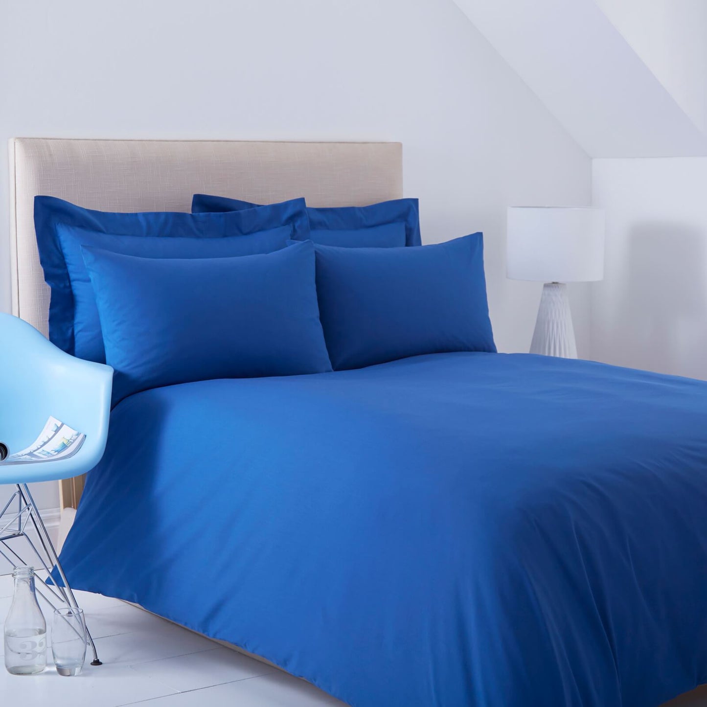 Poetry Mid Blue Duvet Set