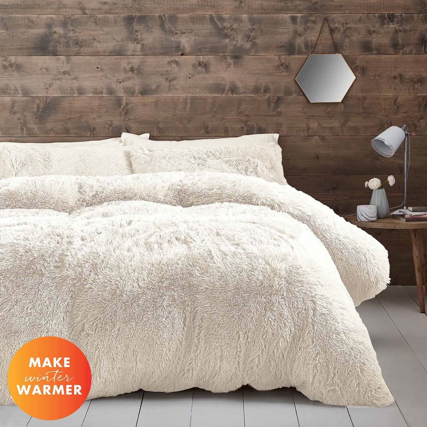 Cuddly Cream Duvet Set