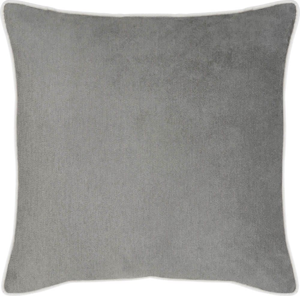 Lauretta Plain Dark Grey Filled Cushion