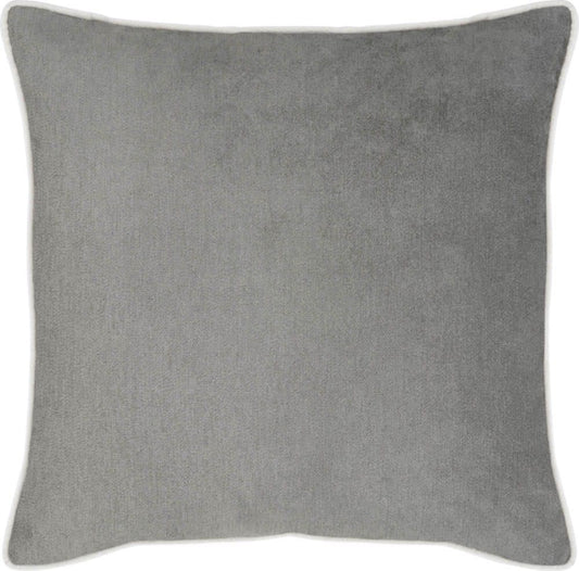 Lauretta Plain Dark Grey Filled Cushion