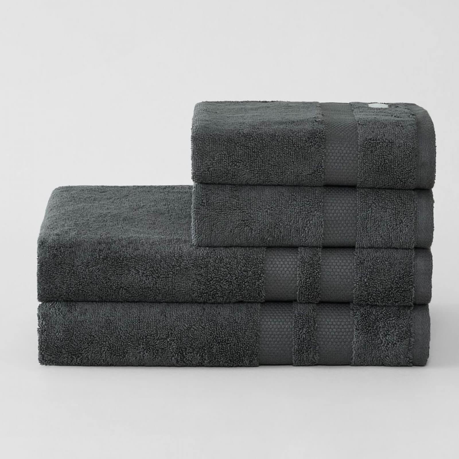 Meridian Towel Set Graphite Towel Bale