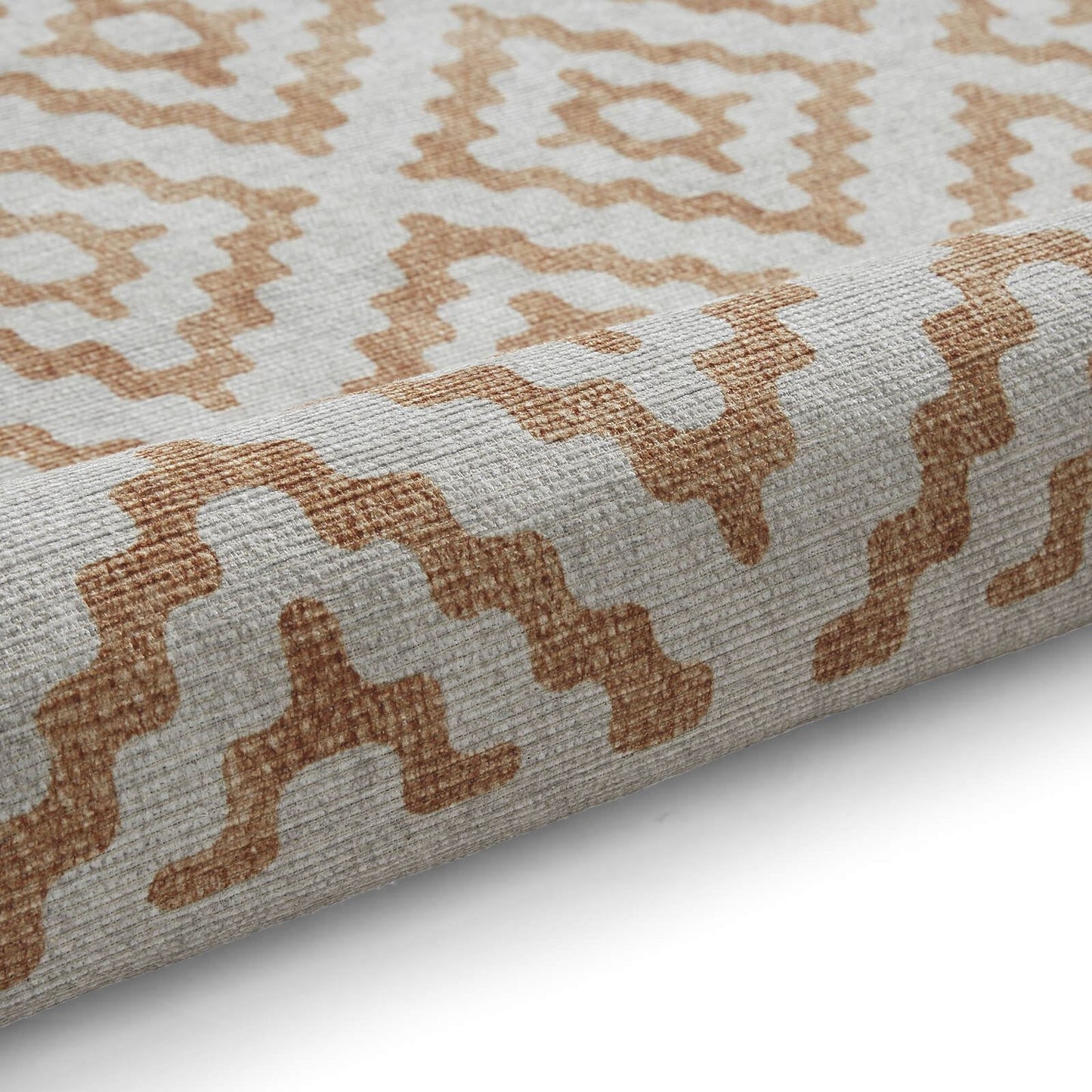 Coral H1058 Yellow Modern Washable Rug