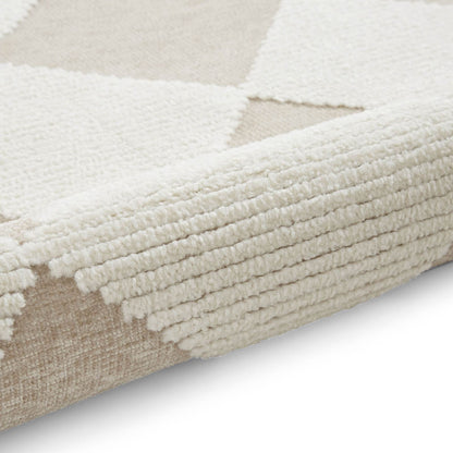 Lyna J0529 Beige/White Washable Rug