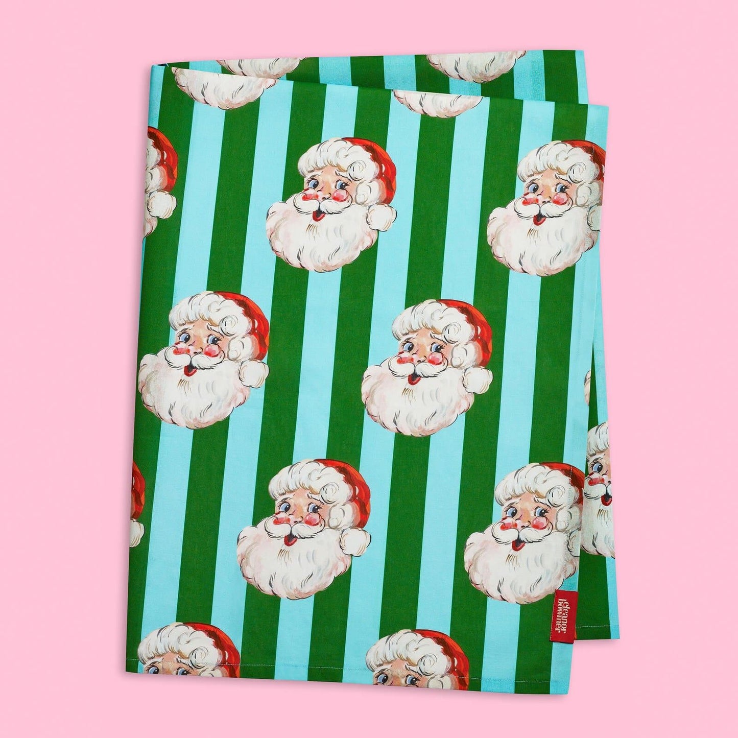 Eleanor Bowmer Santa Cotton Table Cloth Bright - 137x229cm