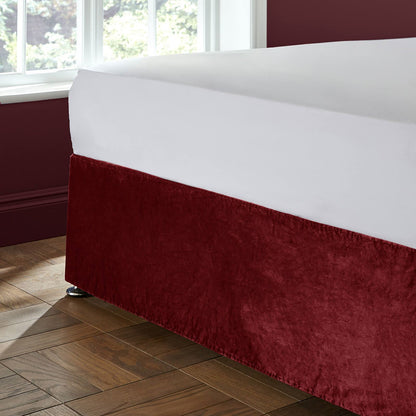 Kingsley Matt Velvet Raspberry Divan Base Wrap