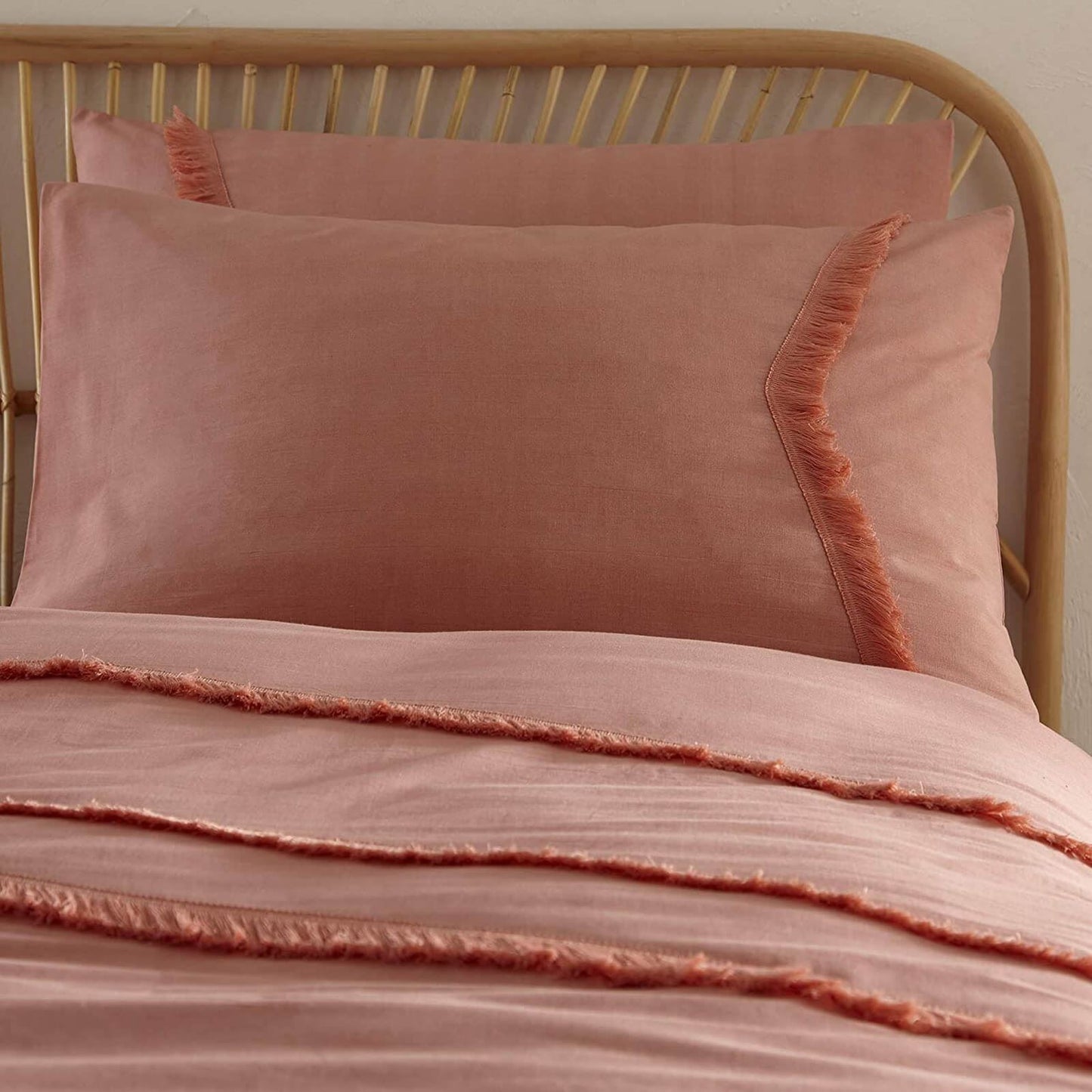 Tabitha Dark Coral Duvet Set