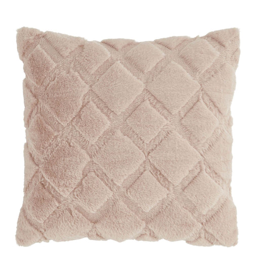 Cosy Diamond Blush Pink Filled Cushion