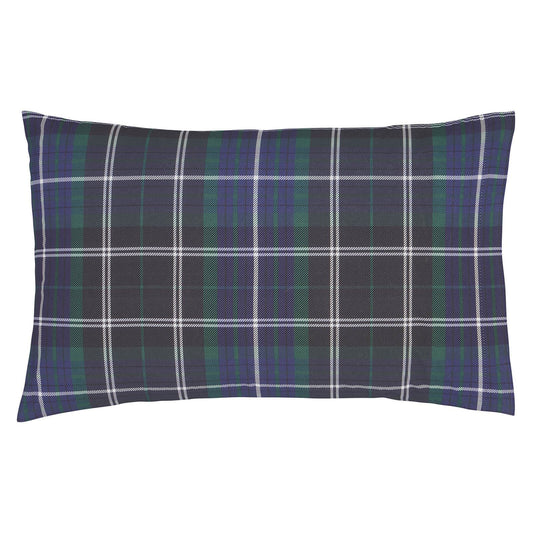 Brushed Check Navy Housewife Pillowcases Pair