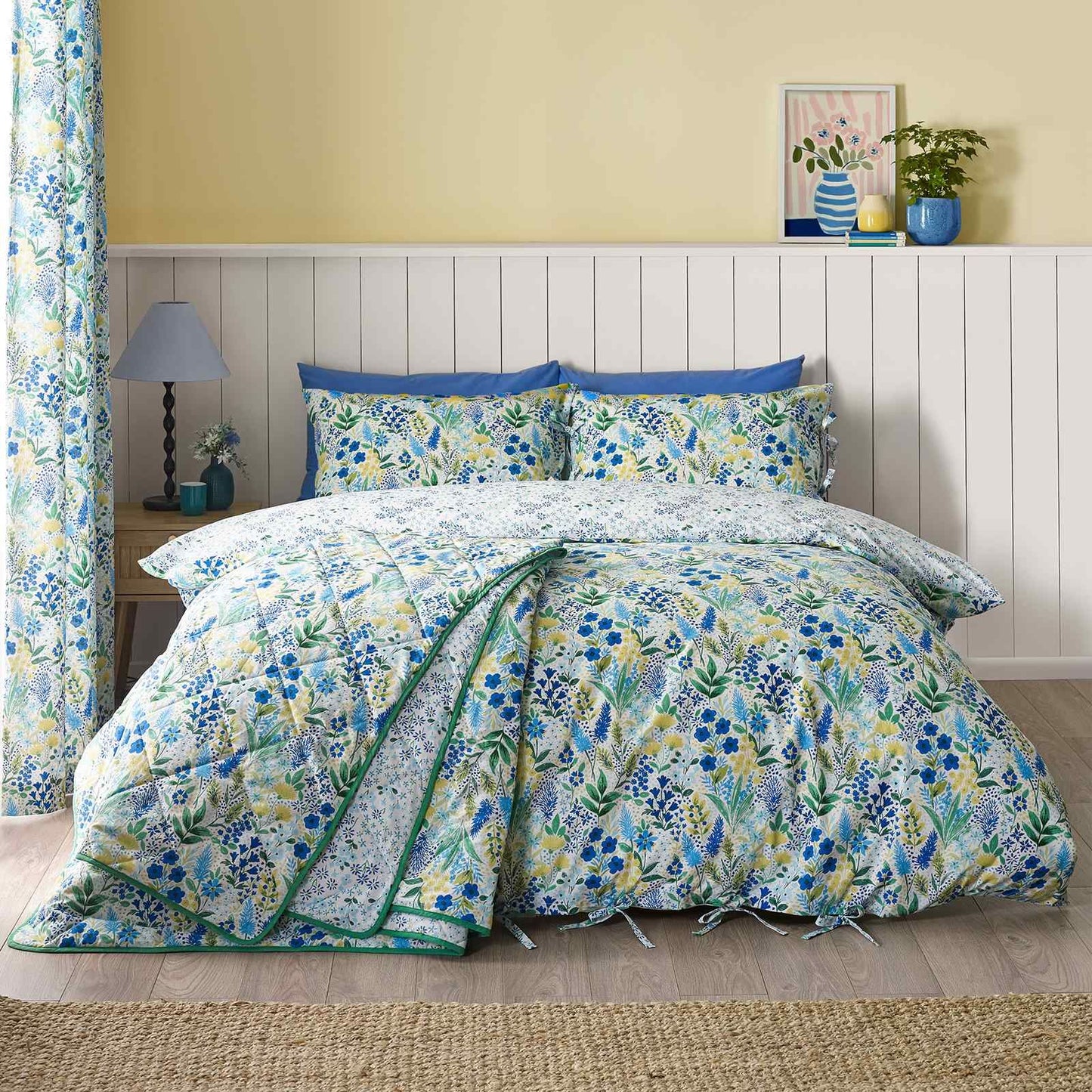 Tilly Floral Blue Duvet Cover Set