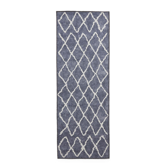Coral H1060 Blue Berber Washable Rug