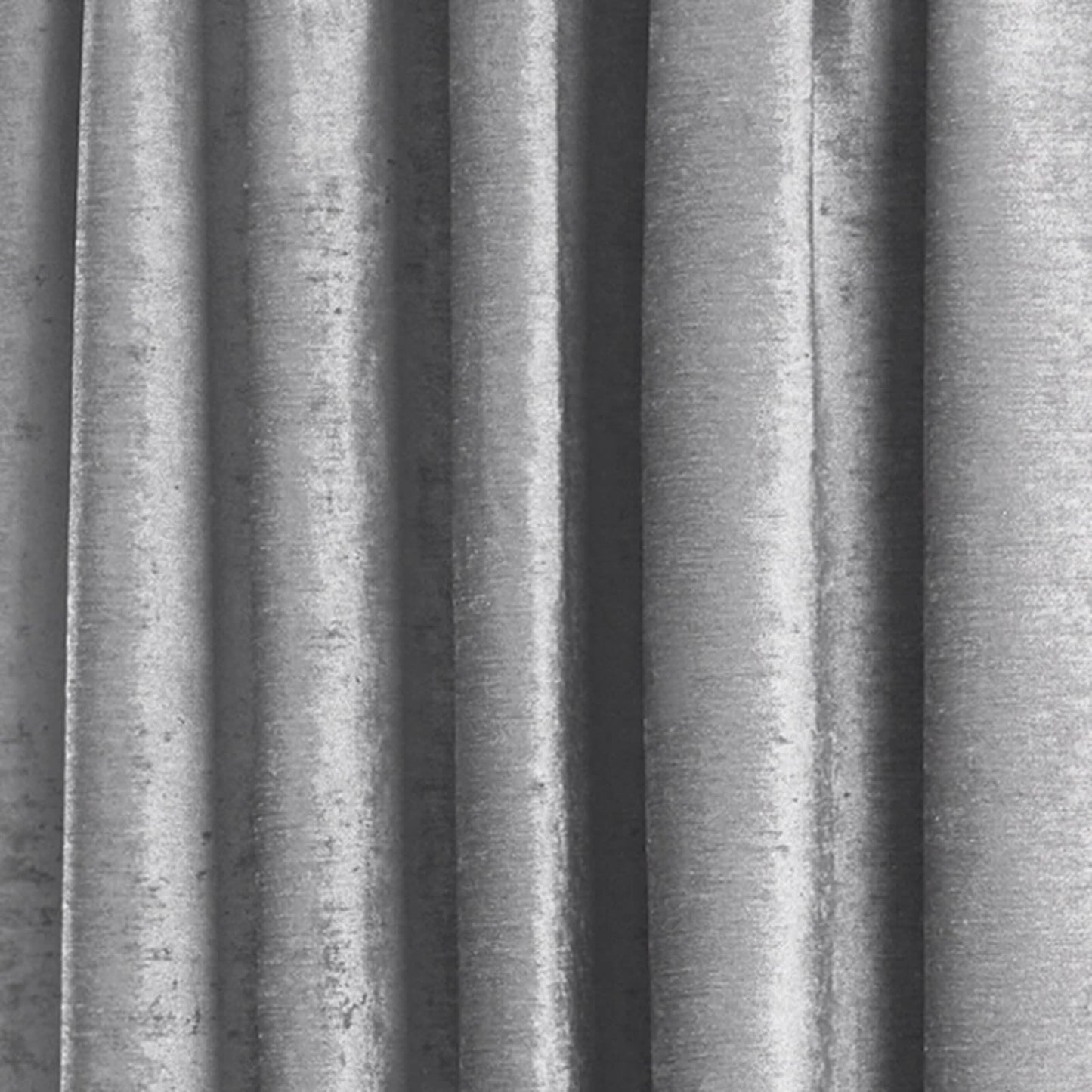 Langley Plain Silver Pencil Pleat Curtains