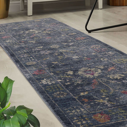 Orner Traditional Blue Rug