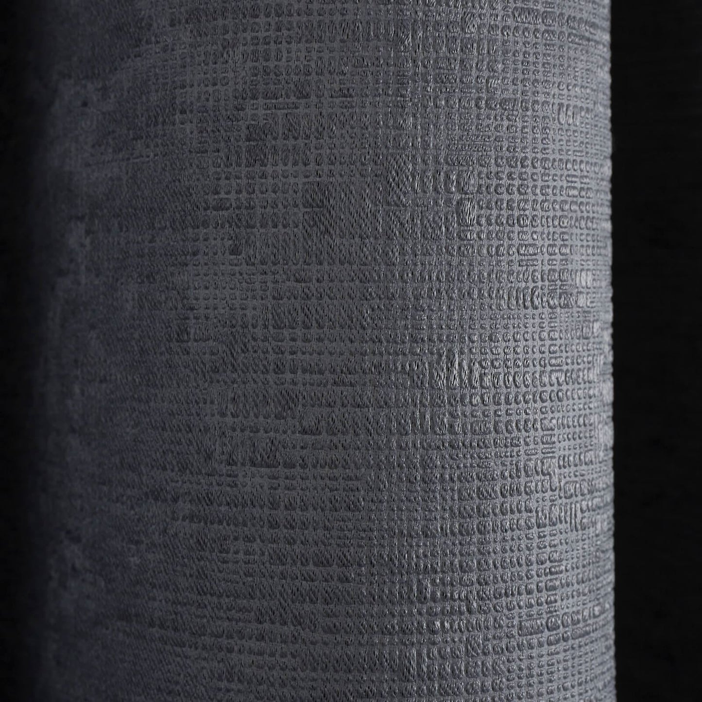 Strata Charcoal Eyelet Curtains