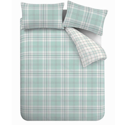 Kelso Tartan Mint Duvet Set