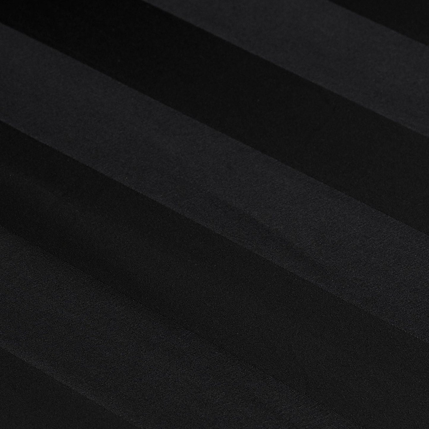 Catherine Lansfield So Soft Satin Stripe Black Pillow case with envelope closure - Standard