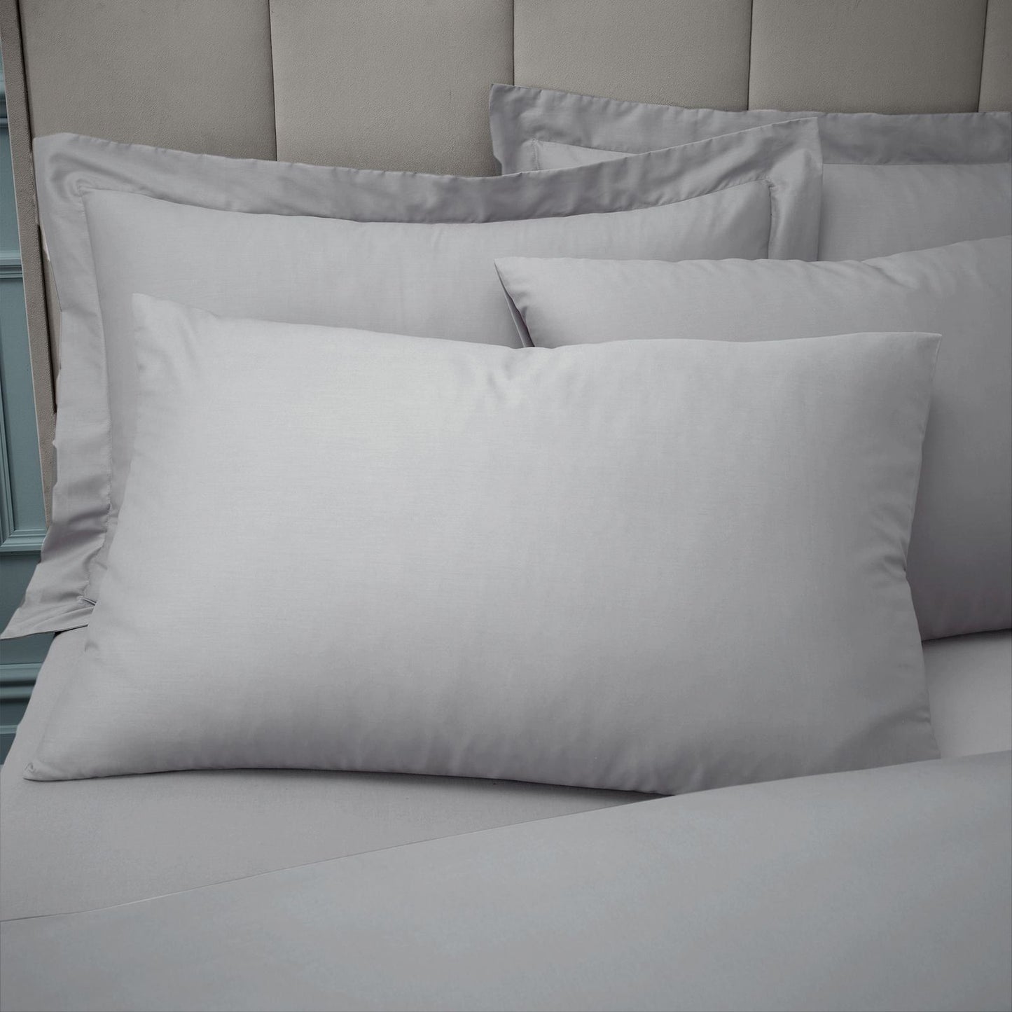 Bianca 180 Thread Count Egyptian Cotton Silver Grey Duvet Cover Set
