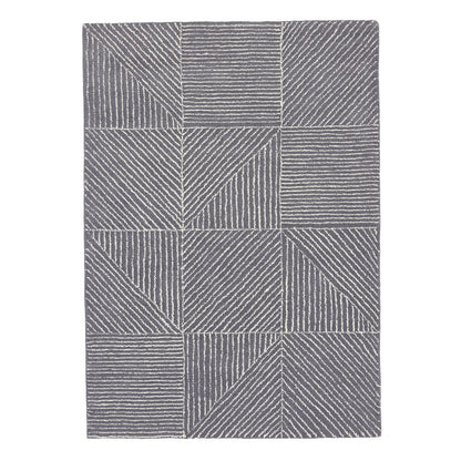Origins Geometric Charcoal Rug