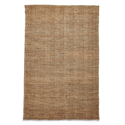 (Plain - Beige, 120 x 170 cm) Large 100 % Jute Rugs Handmade Eco-friendly Flatweave Rustic Natural Look Beige Brown Area Rug Plain Neutral Mat