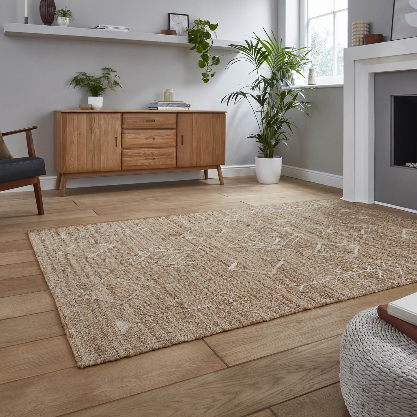 Bazaar Jute 24831 Natural Rug - 150 x 230