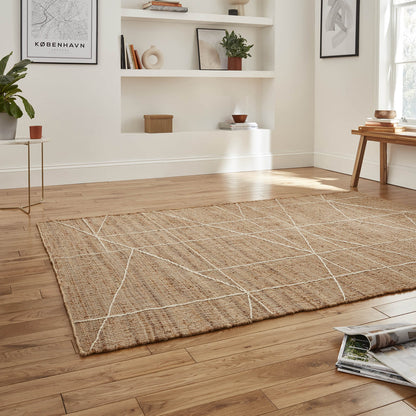 Bazaar Jute 24875 Natural Rug - 120 x 170