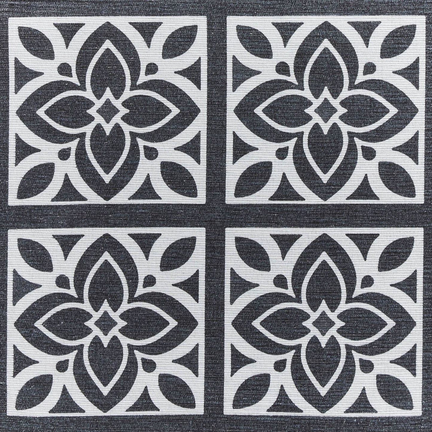 Victoria H1191 Dark Grey  Washable Rug