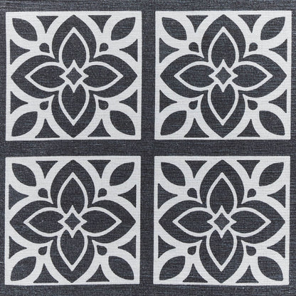 Victoria H1191 Dark Grey  Washable Rug