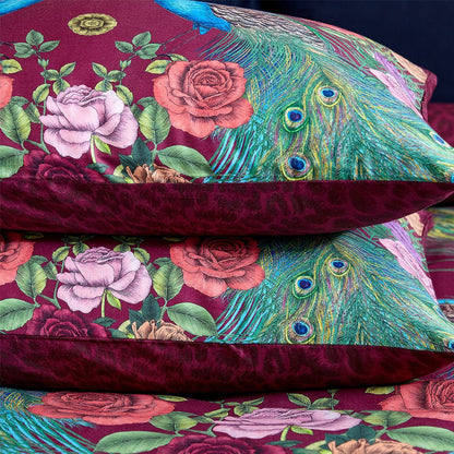 Matthew Williamson Xanadu Peacock Plum Duvet Cover Set