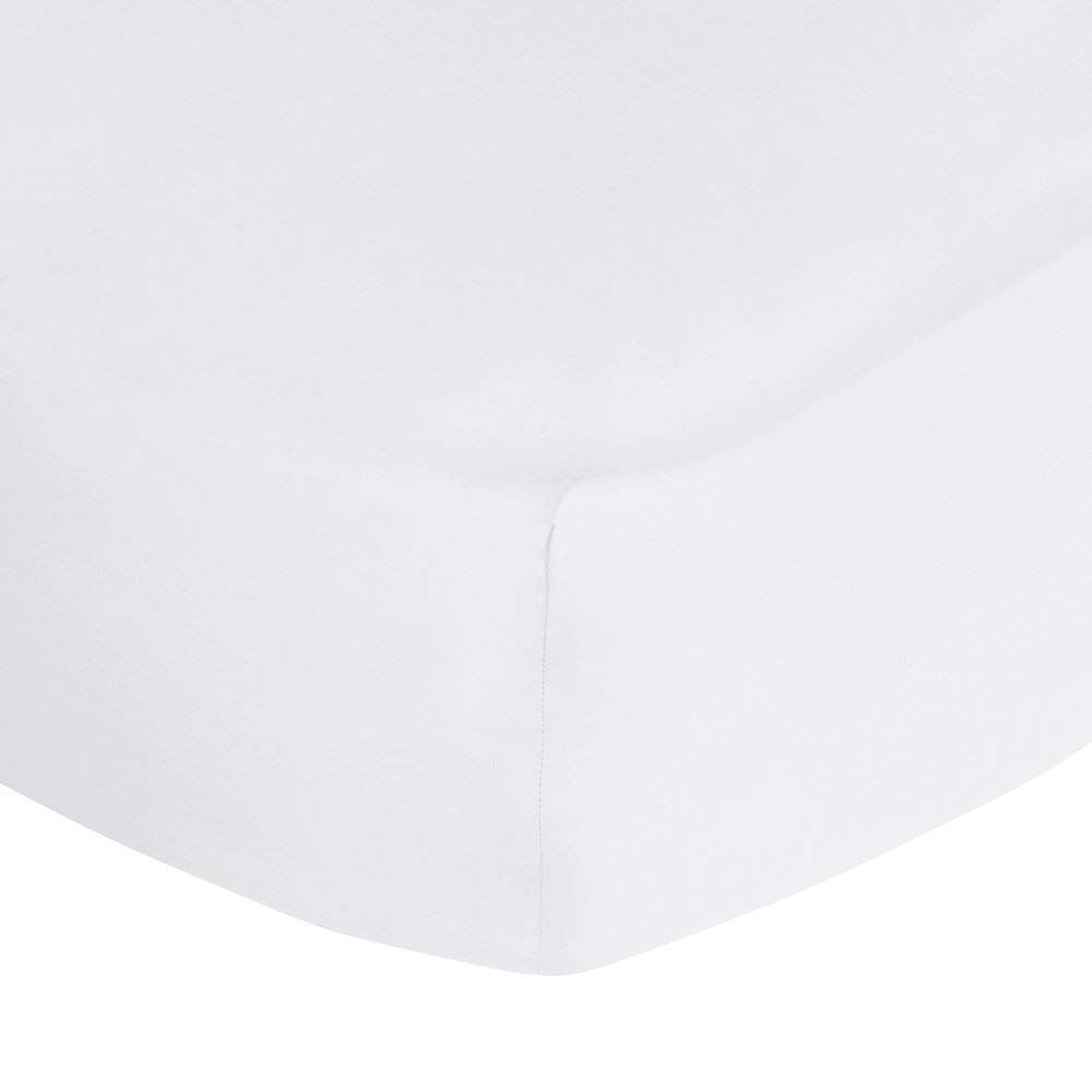 400TC White 16" Fitted Sheet