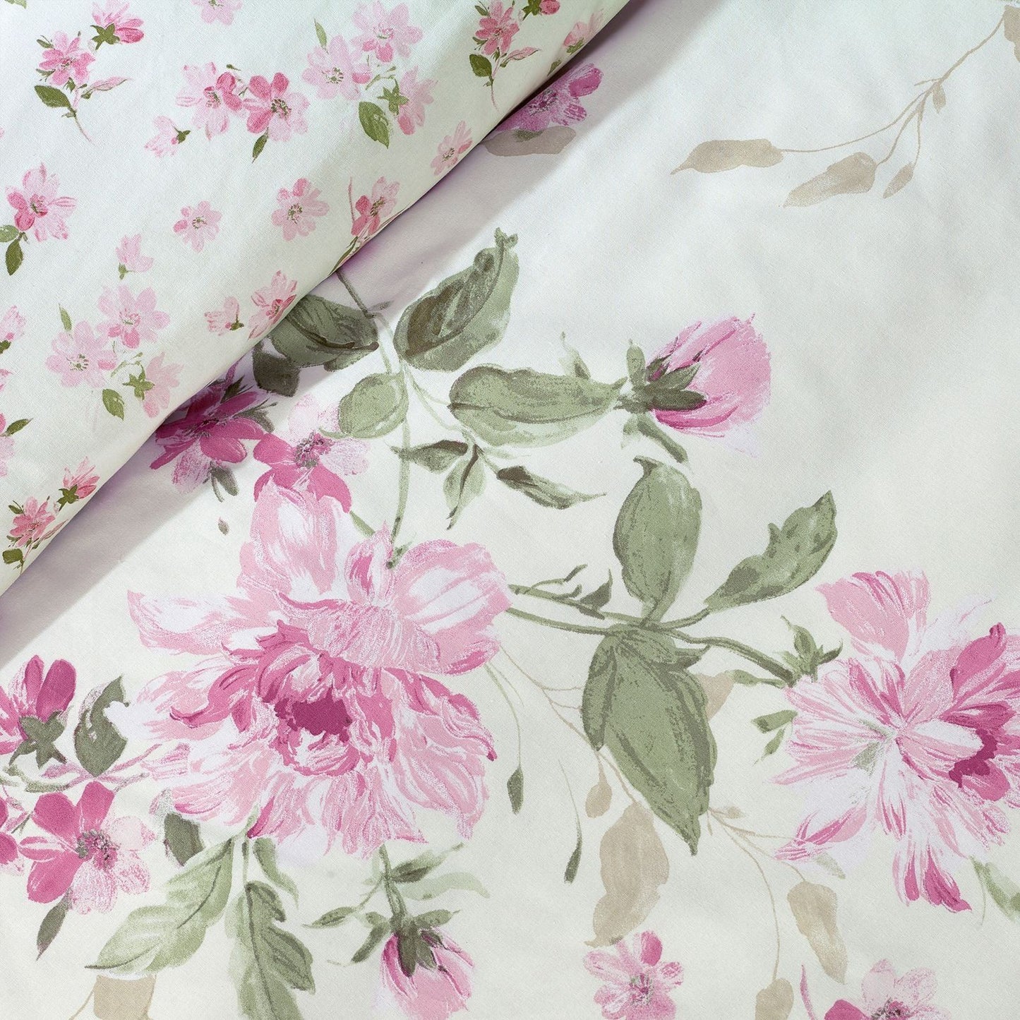 Catherine Lansfield Avebury Floral Cream Duvet Cover Set