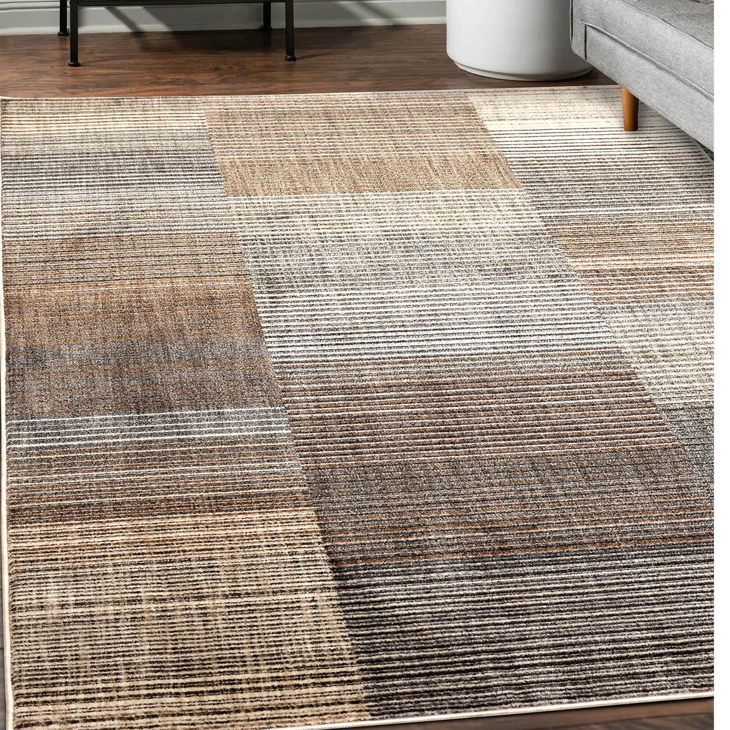 Aspre Lines Linear Multi Rug