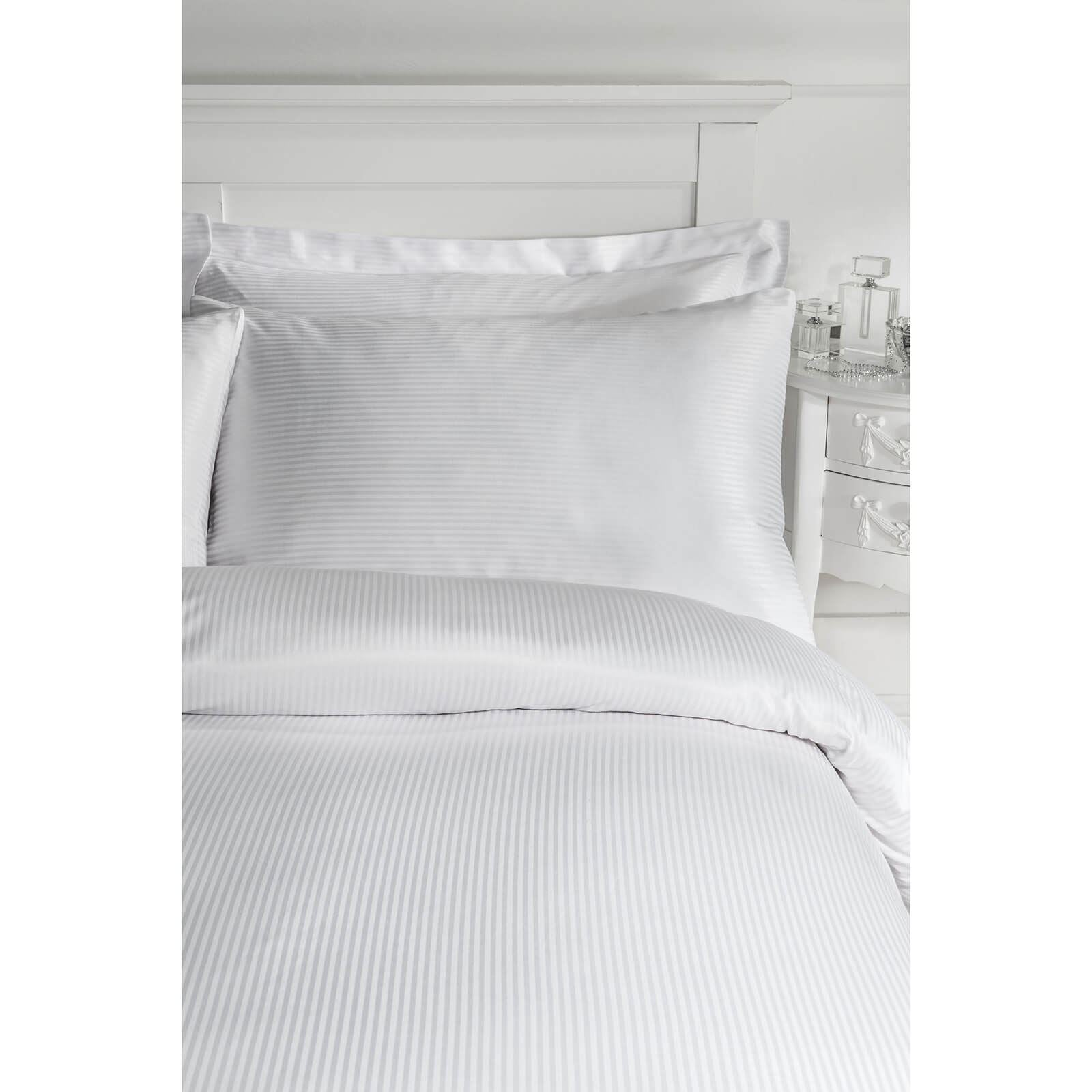 300TC White Oxford Pillowcase Pair