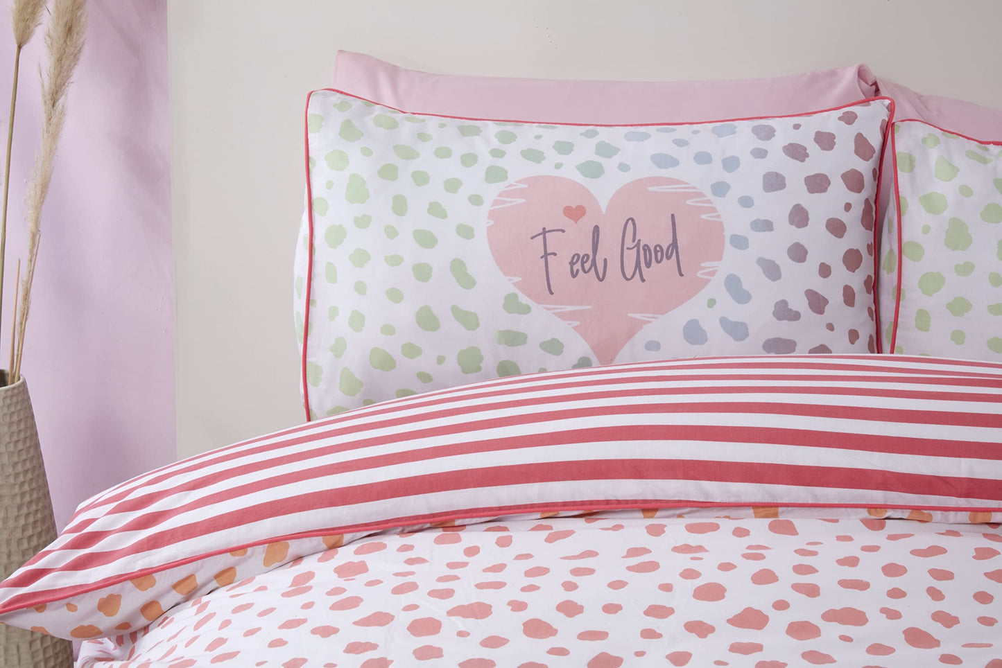 Dalmatian Blush Duvet Set