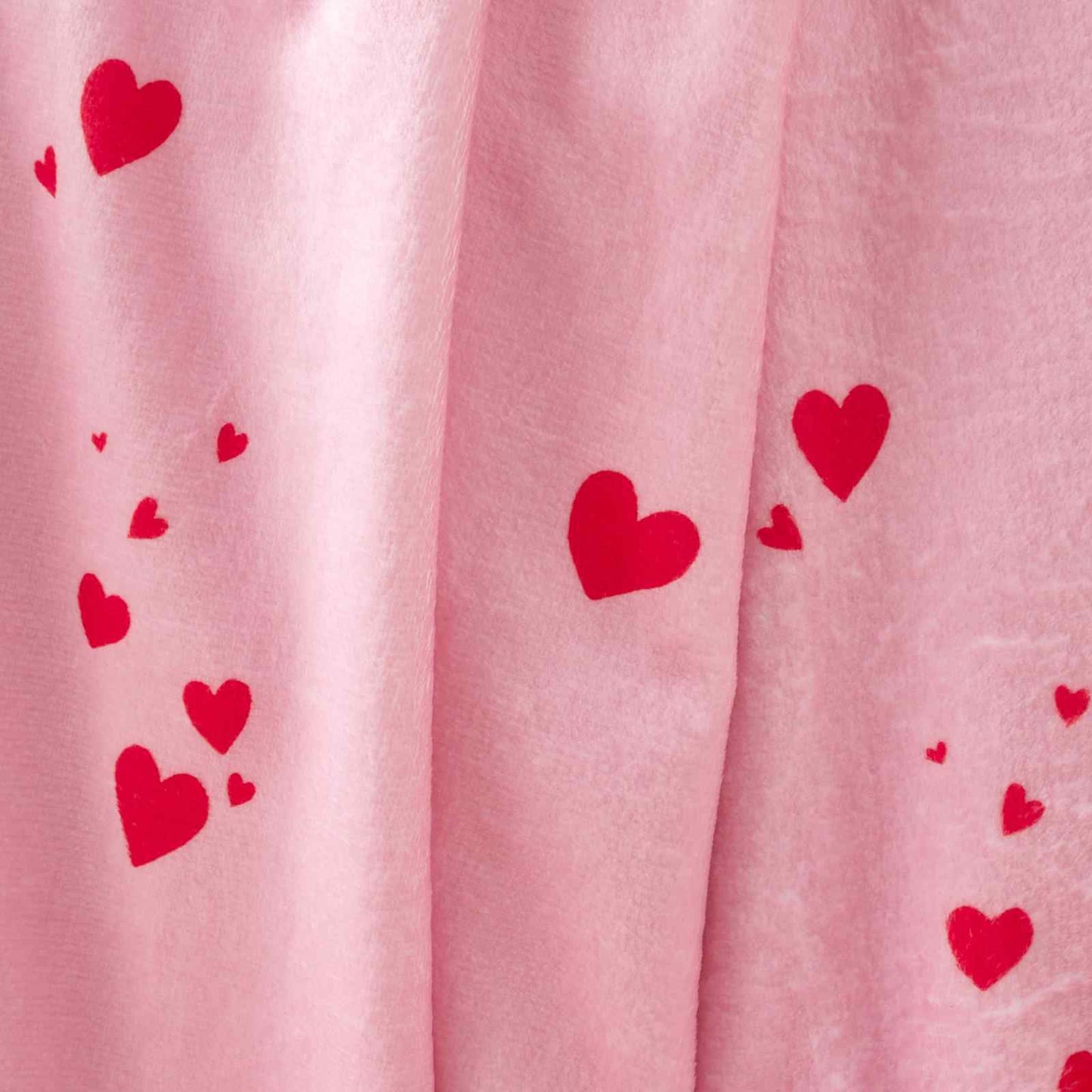 Heart Pink Blanket Throw