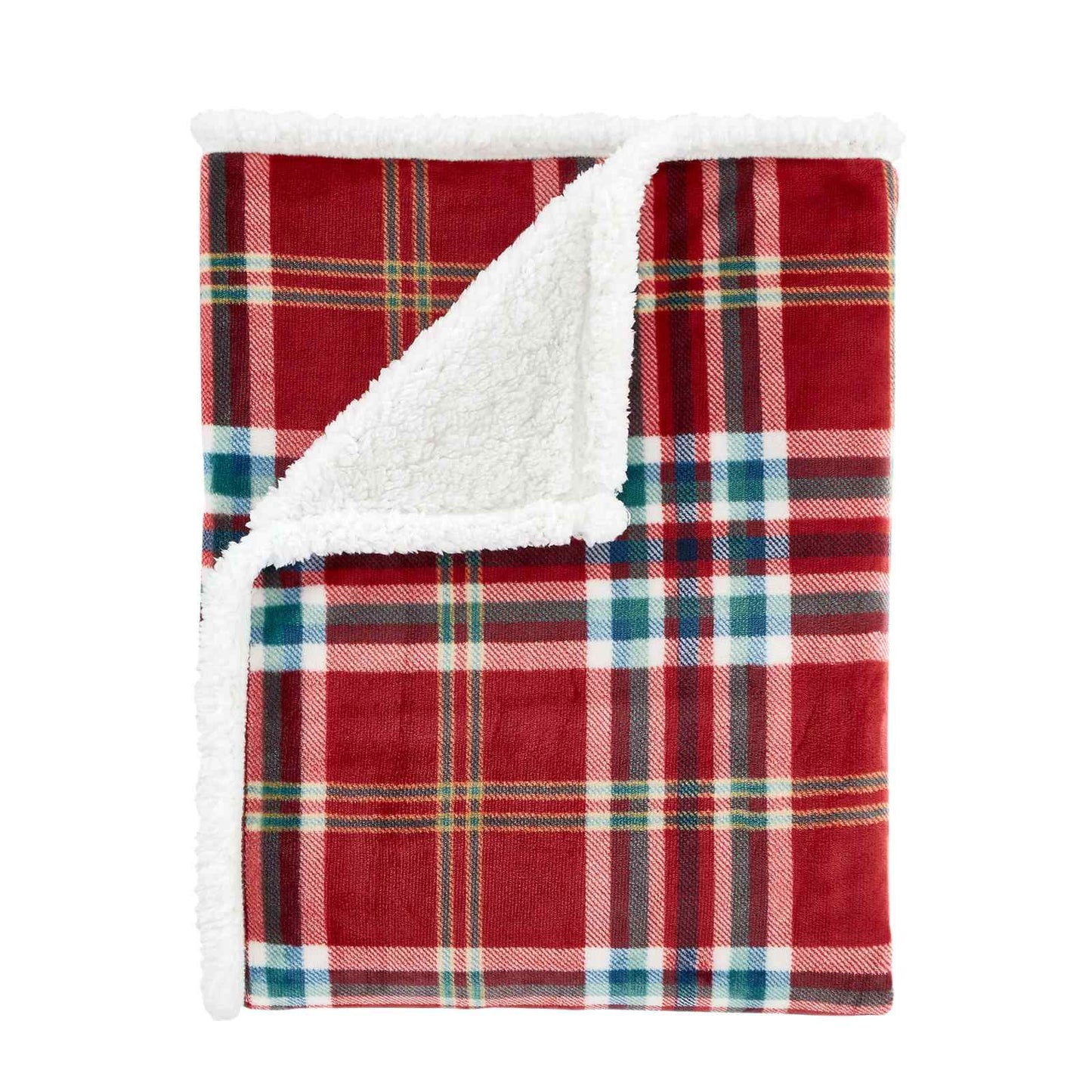 Kelso Check Red Blanket Throw