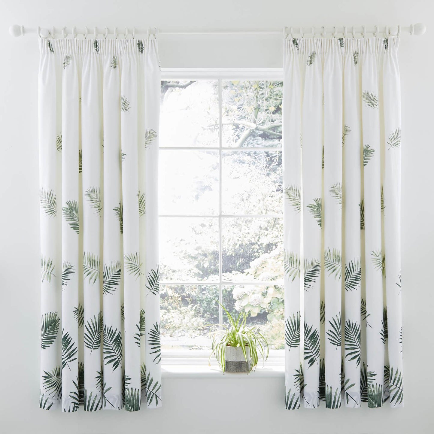 Fern Green Pencil Pleat Curtains